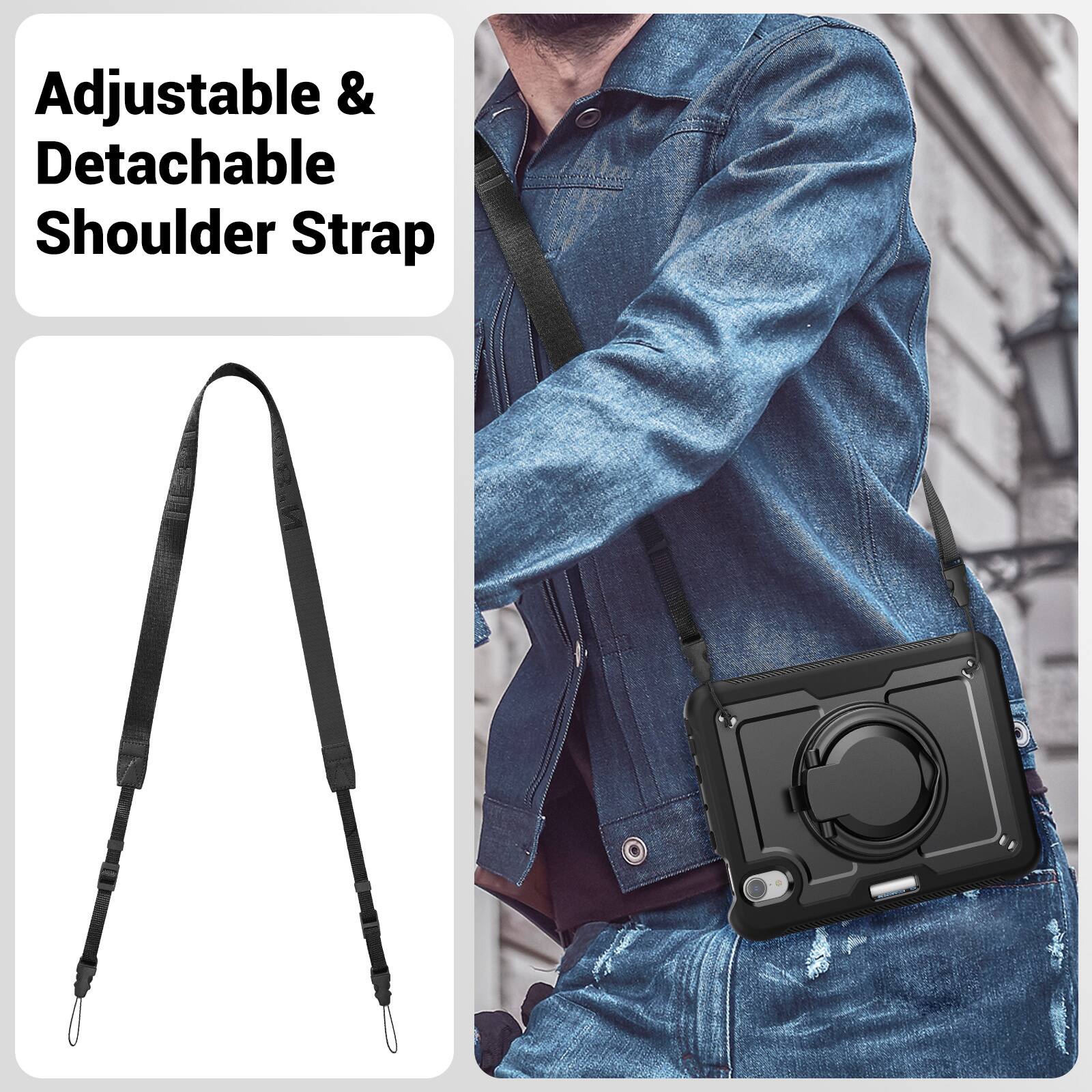 Adjustable & Detachable Shoulder Strap