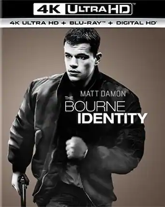 Front. The Bourne Identity - 4K Blu-Ray.