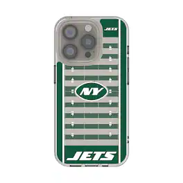 Keyscaper - NFL - New York Jets - iPhone Clear Field Design Case - 14 - Multicolor