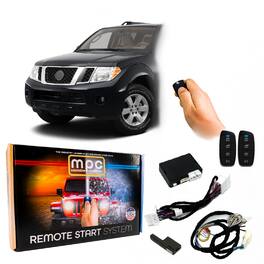 MPC - 2-Way Remote Start W/Keyless Entry For 2005-2012 Nissan Pathfinder - T-Harness - Black