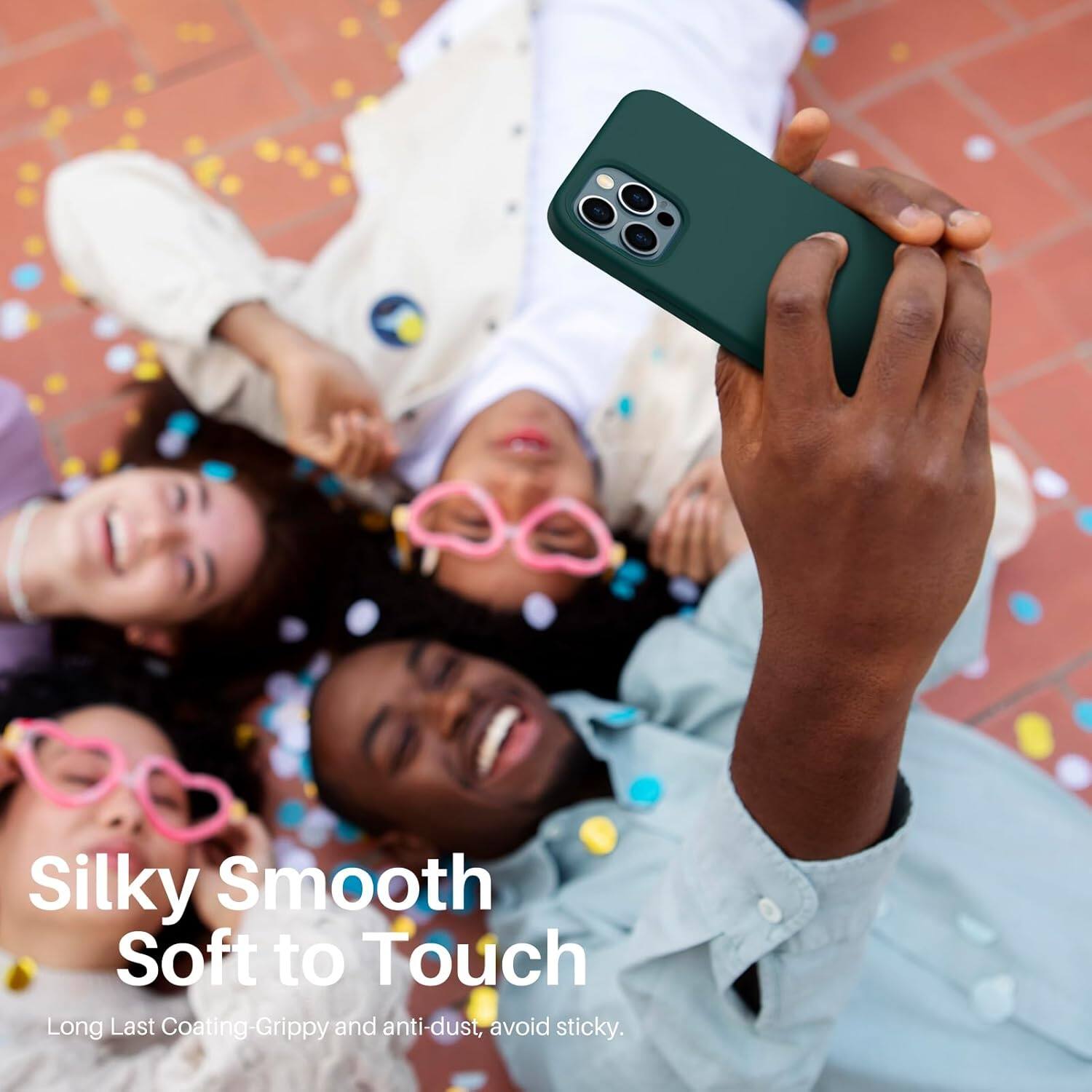 Silky Smooth Soft to Touch

Long Last Coating-Grippy and anti-dust, avoid sticky.