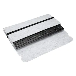 Unique Bargains - 1pc 108 Keys Keyboard Case Sleeve (18.5x7.1x1.8 Inch) Dustproof Waterproof Carrying Case for Mechanical Keyboards - Gray