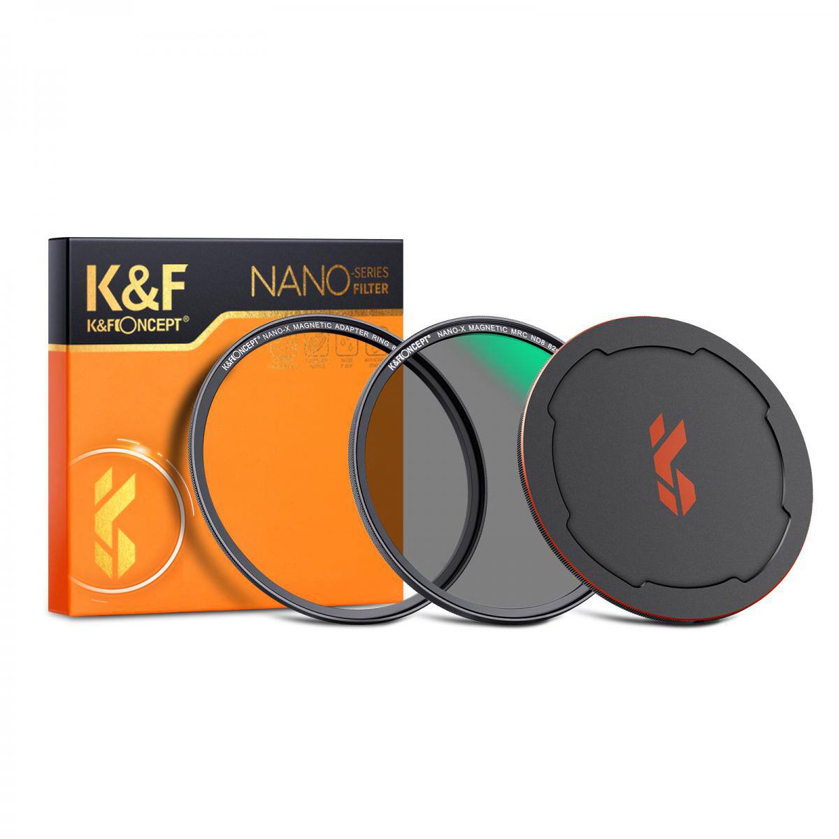 SERIES K&F NANO FILTER  
K&F CONCEPT  
NANO-X MAGNETIC  
NANO-X MAGNETIC ADAPTER RING  
K&F CONCEPT NANO-X MAGNETIC  
MINO  
ADAPTER RING  
K&F  
K&F CONCEPT  
NANO-X MAGNETIC FILTER
