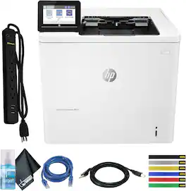 HP - LaserJet Enterprise M612dn Printer (7PS86A#BGJ) + Surge Protector + More