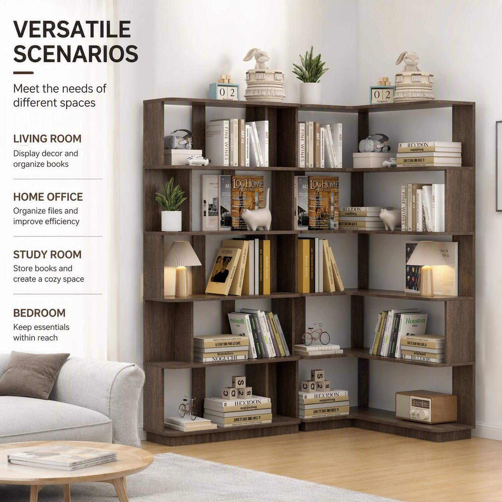 VERSATILE SCENARIOS  
Meet the needs of different spaces

LIVING ROOM  
Display decor and organize books

HOME OFFICE  
Organize files and improve efficiency

STUDY ROOM  
Store books and create a cozy space

BEDROOM  
Keep essentials within reach

thozalois 340.21.200 30 705  
NOGUCHI  
Houston  
MOCCAN  
S 2 - HD NOGU