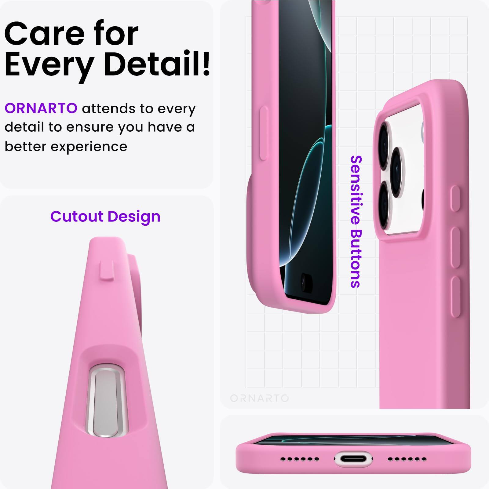 Care for Every Detail!

ORNARTO attends to every detail to ensure you have a better experience

Cutout Design

Sensitive Buttons