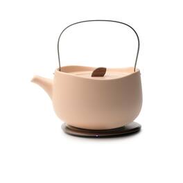 OHOM - Leiph Self-heating Teapot Set - Apricot - Rosy