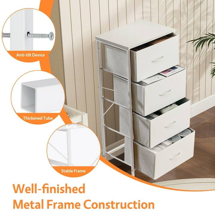 Anti-tilt Device  
Thickened Tube  
Stable Frame  
Well-finished Metal Frame Construction