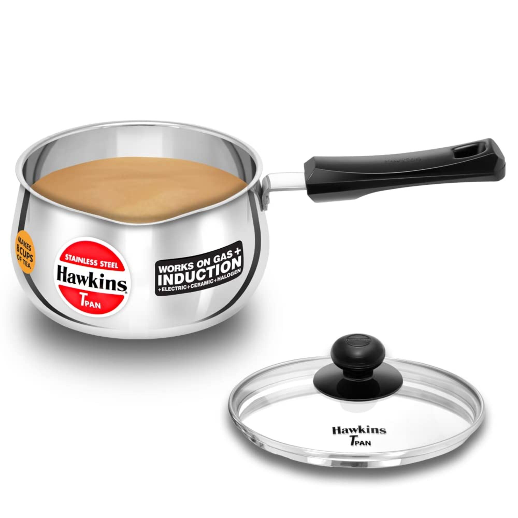 BCUPS MAKES + TEA STAINLESS STEEL ON GAS INDUCTION WORKS + HALOGEN Hawkins K ELECTRIC+ CERAMIC TPAN