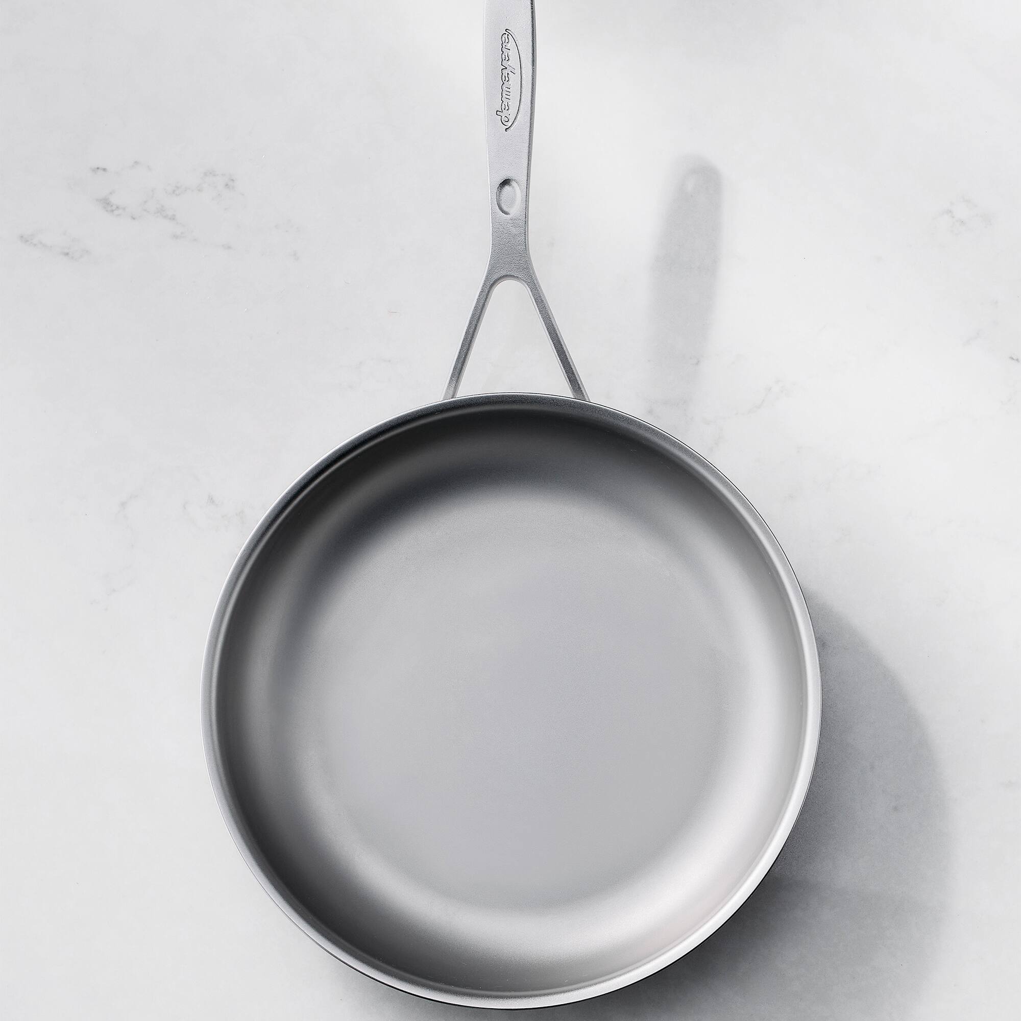 Alt View 3. Demeyere - Demeyere Industry 5 Nanotouch 11-inch fry pan - Stainless Steel.