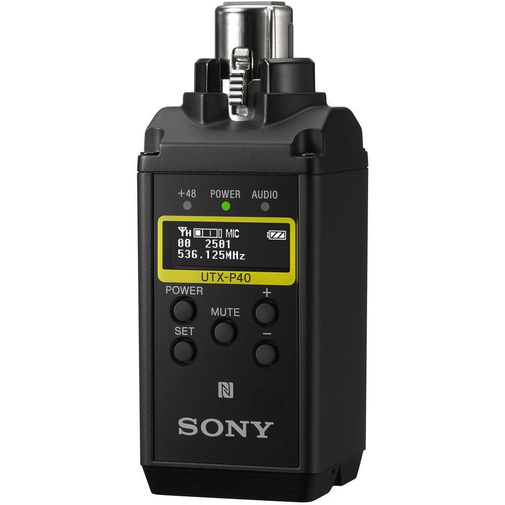 +48 POWER AUDIO  
YH MIC 00 2501 536, 125MHz  
UTX-P40 POWER +  
MUTE  
SET  
-  
N SONY