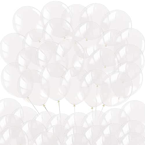 Vulpecula Spade - ® 100 pcs 5" Pastel Premium Latex Balloons - Great for Kids, Adult Birthdays, Weddings, Receptions, Baby Showers - Clear