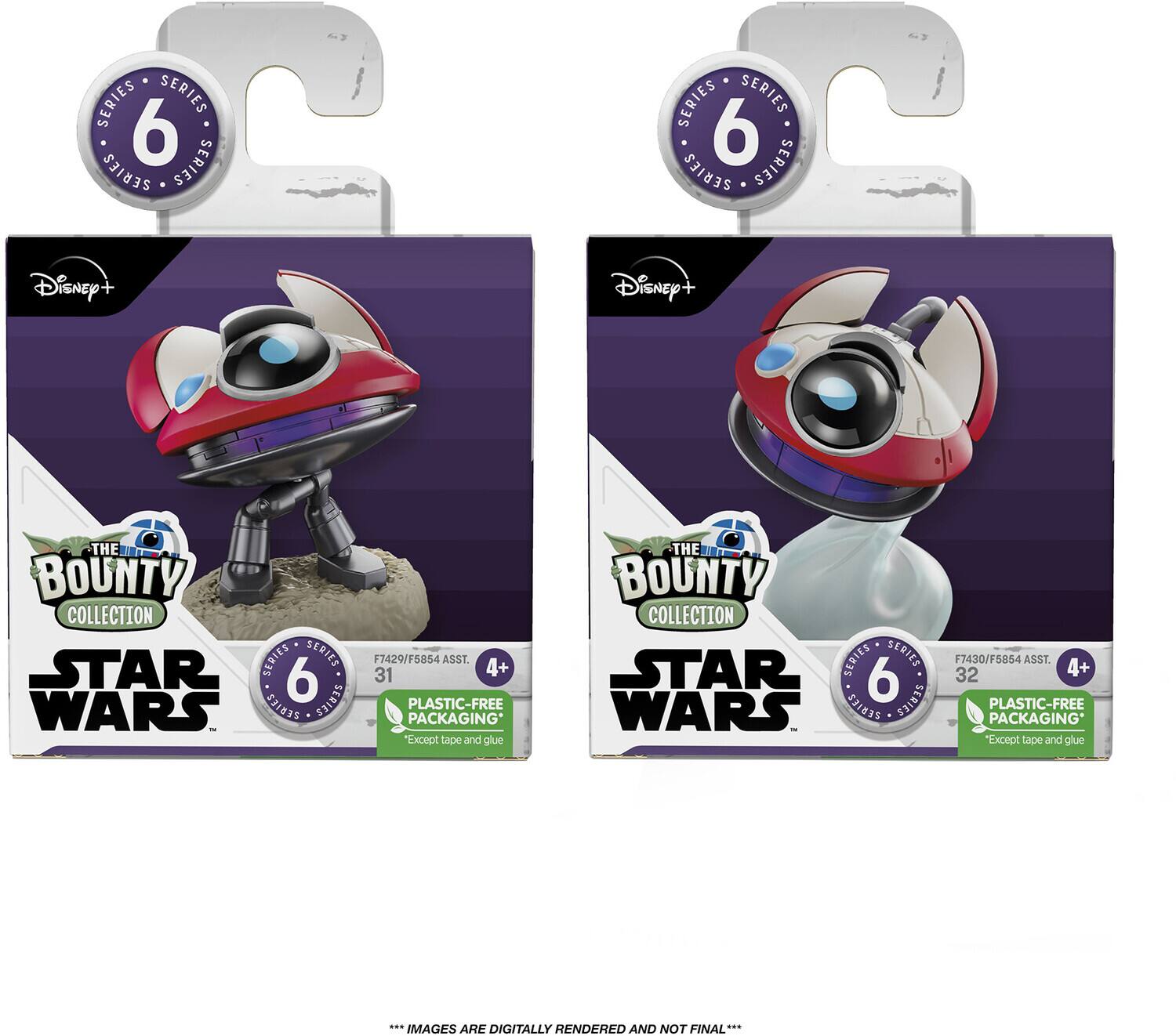 The Bounty Collection Star Wars Series 6, Disney+, 4+ years, F7429/F5854 ASST 31, Plastic-Free Packaging* (Except tape and glue), Images are digitally rendered and not final**.