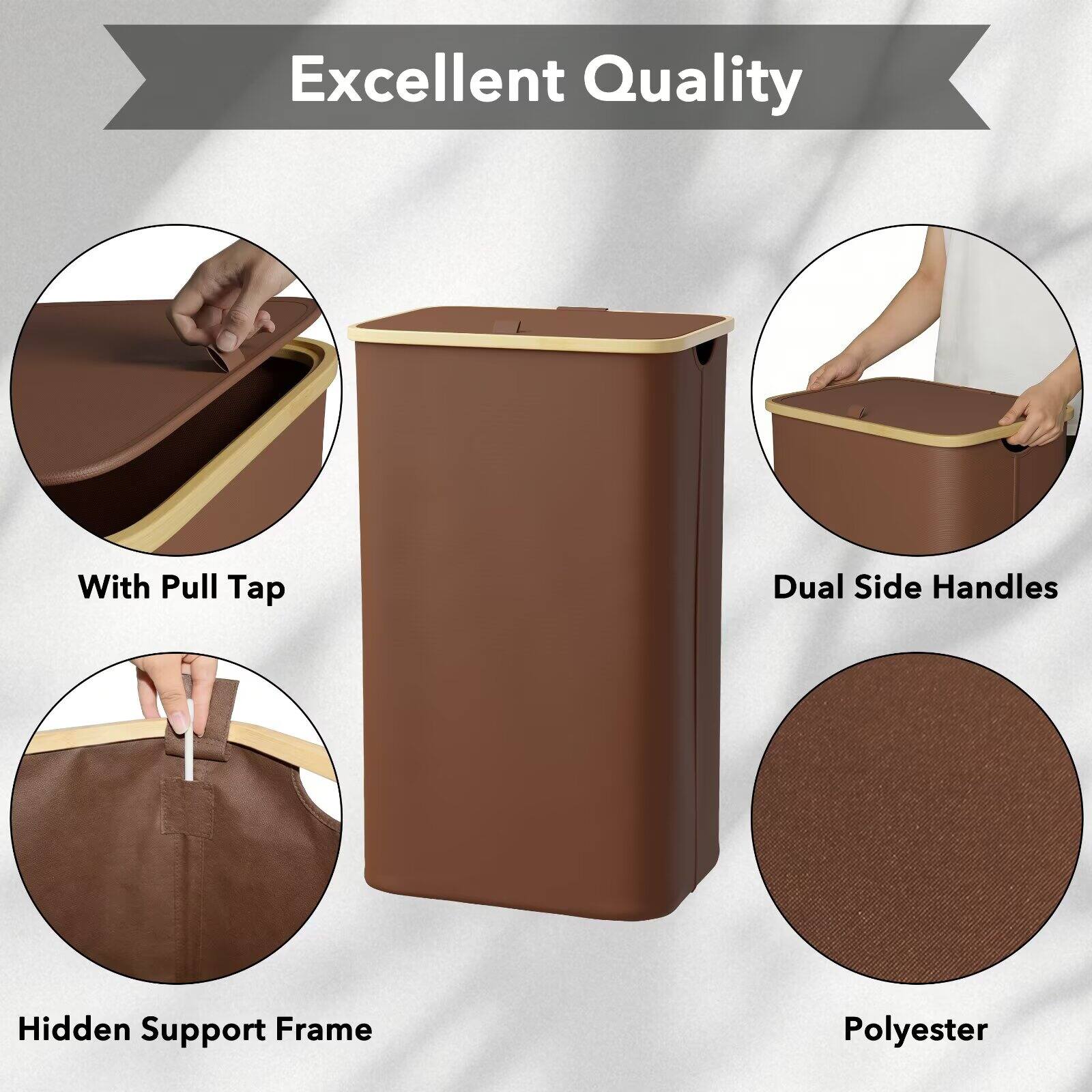 Excellent Quality

- With Pull Tap
- Dual Side Handles
- Hidden Support Frame
- Polyester