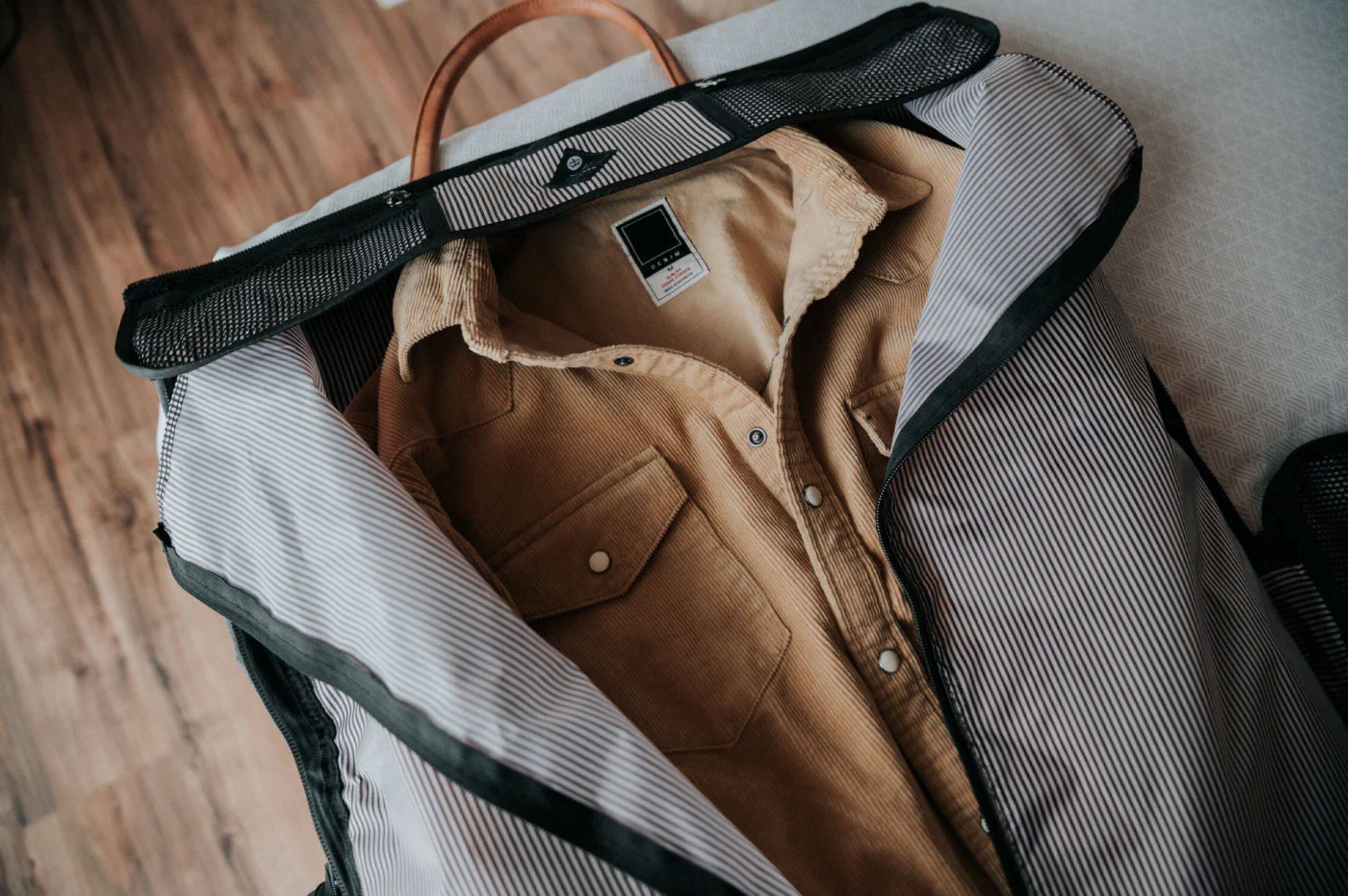 Alt View 8. PKG - Rosedale Duffel Garment Bag - Navy.