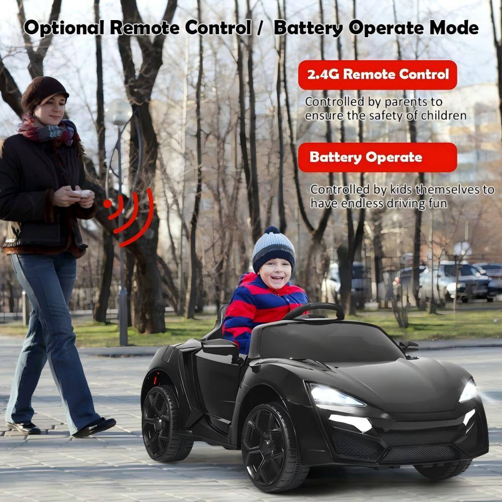 Optional Remote Control / Battery Operate Mode

2.4G Remote Control
Controlled by parents to ensure the safety of children

Battery Operate
Controlled by kids themselves to have endless driving fun