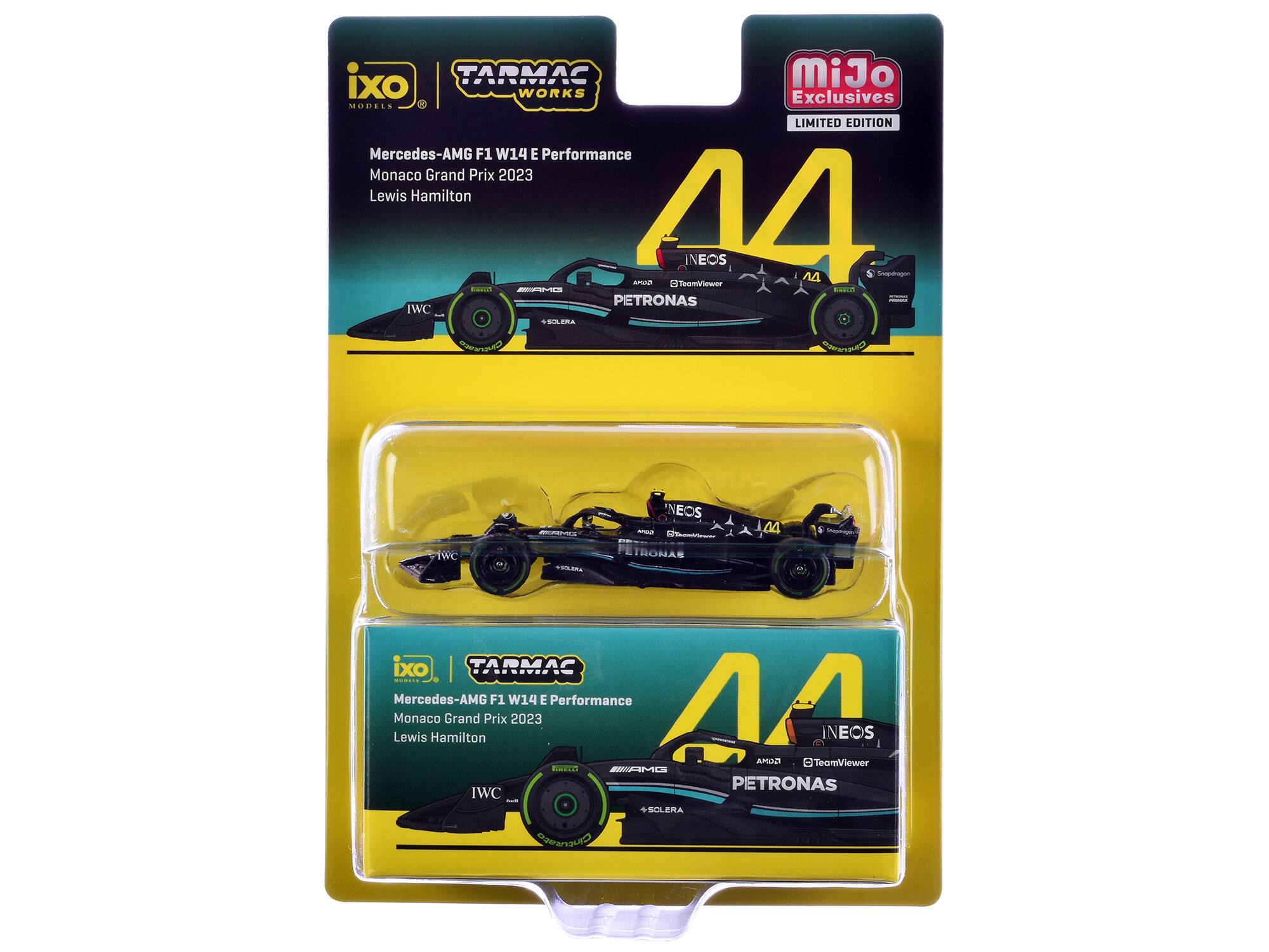 ixo TARMAC MiJo WORKS Exclusives MODELS P LIMITED EDITION Mercedes-AMG F1 W14 E Performance Monaco Grand Prix 2023 Lewis Hamilton

A4 m/wer NEOS 4 Soopdrage COIA - COST PETRONAS I IWC SS.LZRA cwwd CwArae PIwe - 1OE NEOS - Tewer FETRONAS 44 - IXO TARMAC

Mercedes-AMG F1 W14 E Performance Lewis Monaco Hamilton Grand Prix 2023 AA INEOS Amath TeemViewer COTT MHMO PETRONAS IWC - +SOLERA wp