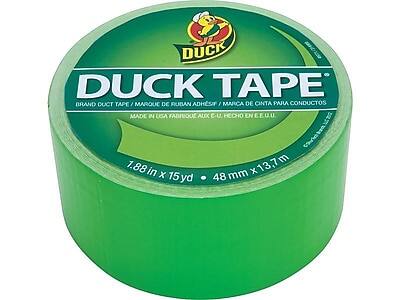DUCK TAPE  
BRAND DUCT TAPE / MARQUE DE RUBAN ADHÉSIF / MARCA DE CINTA PARA CONDUCTOS  
MADE IN USA / FABRIQUÉ AUX É.-U. / HECHO EN EEUU  
1.88 in x 15 yd / 48 mm x 13.7 m