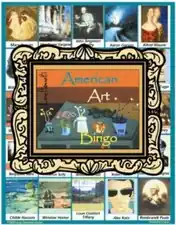 Lucy Hammett Games - Lucy Hammett American Art Bingo 6 Picture Boards, 42 Informative Cards & Bingo Chips Fun for All Ages