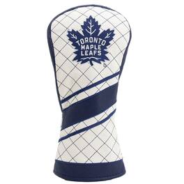 Team Golf - Toronto Maple Leafs Striped Quilted Fairway Headcover - Multicolor