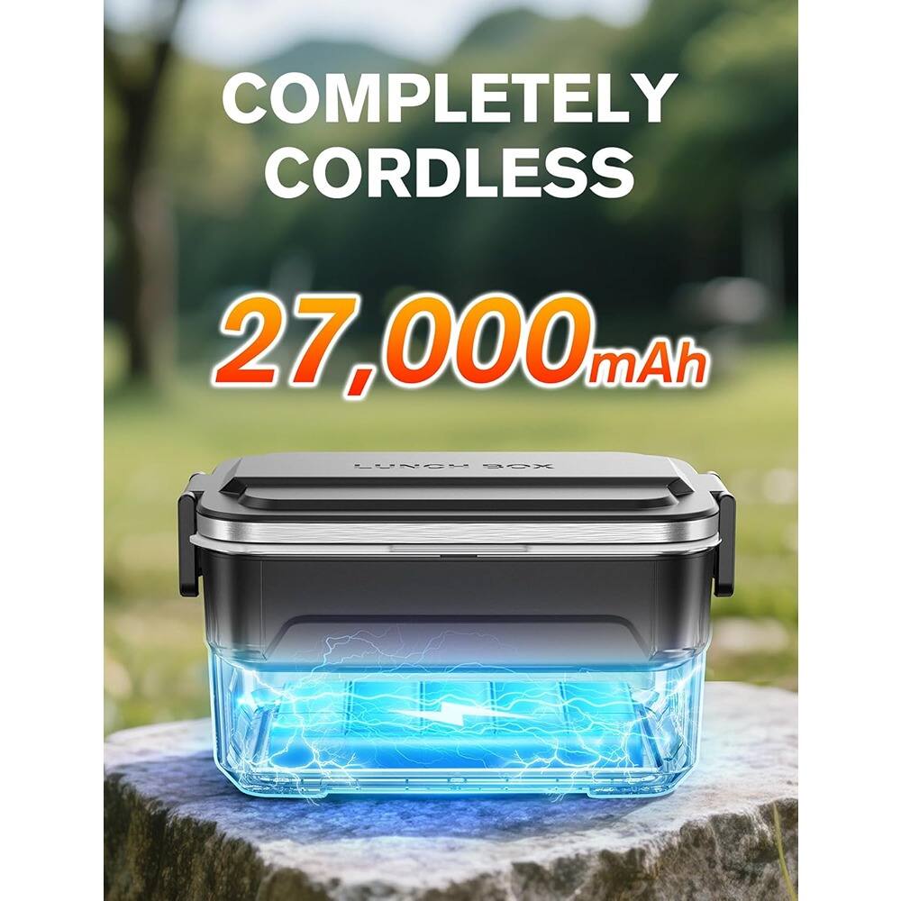 COMPLETELY CORDLESS  
27,000 mAh  
LUNCH BOX
