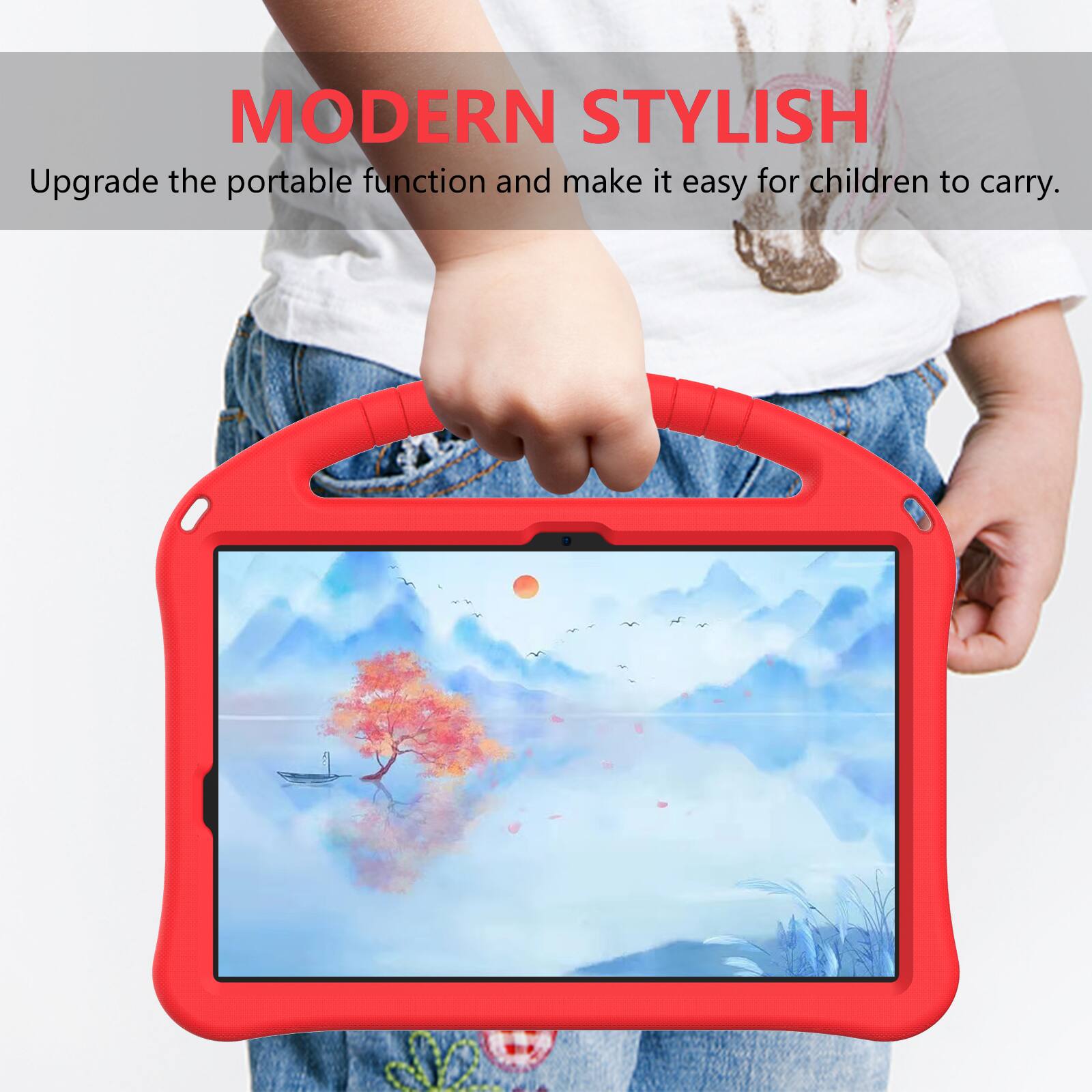 MODERN STYLISH  
Upgrade the portable function and make it easy for children to carry.