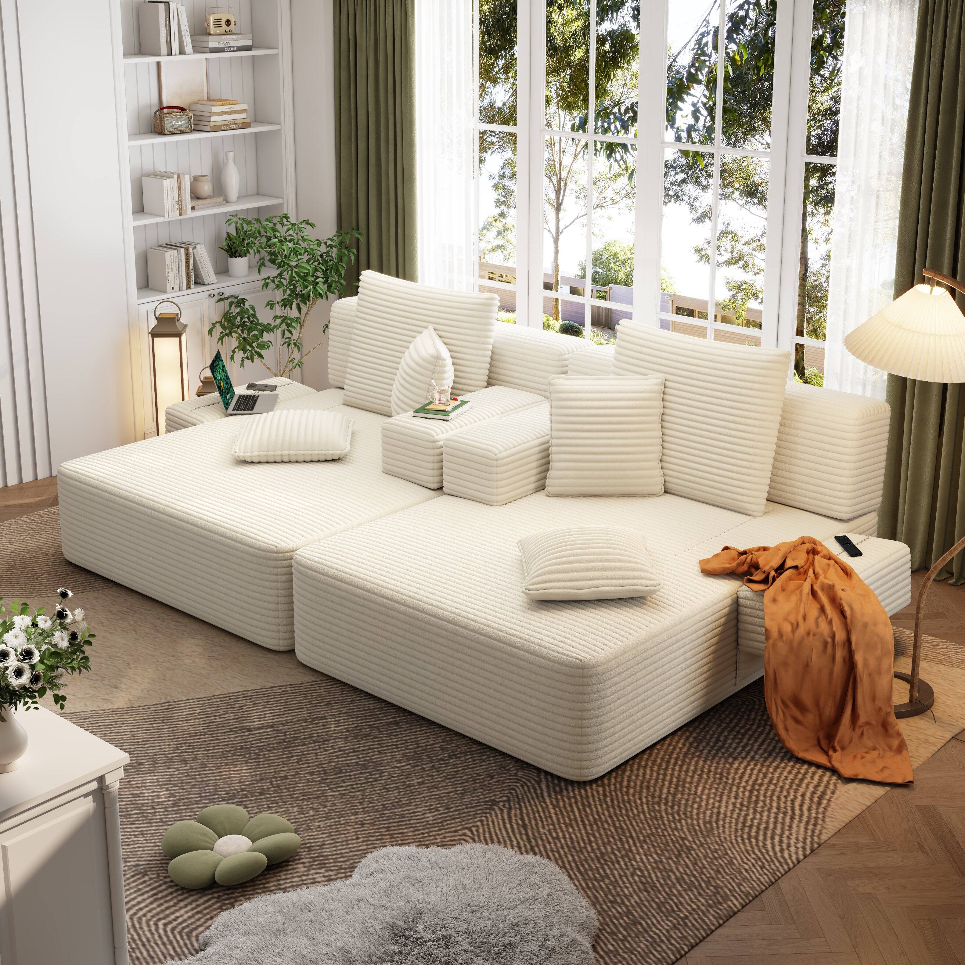 Beige White