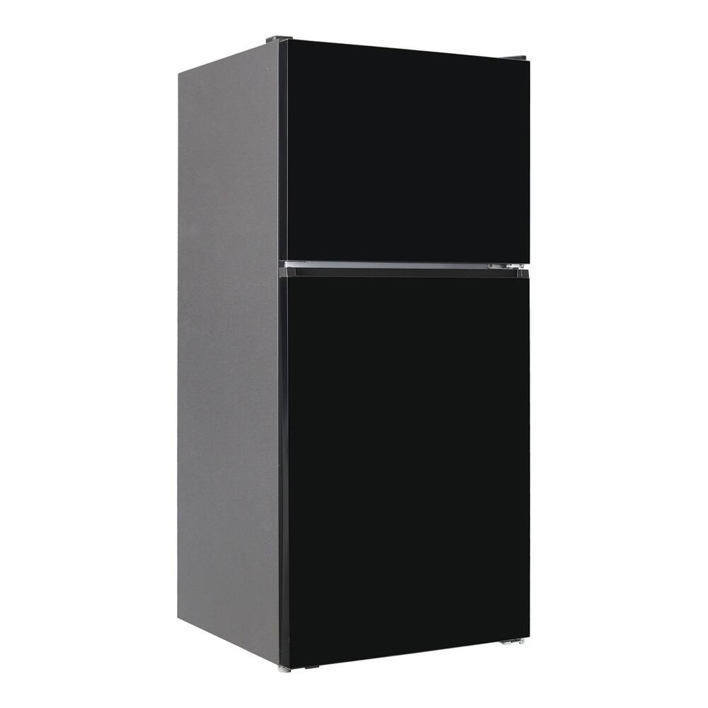 Alt View 5. Verona - Verona 33 inch Top Freezer Refrigerator with 24 cu. ft. Total Capacity in Black - Black.