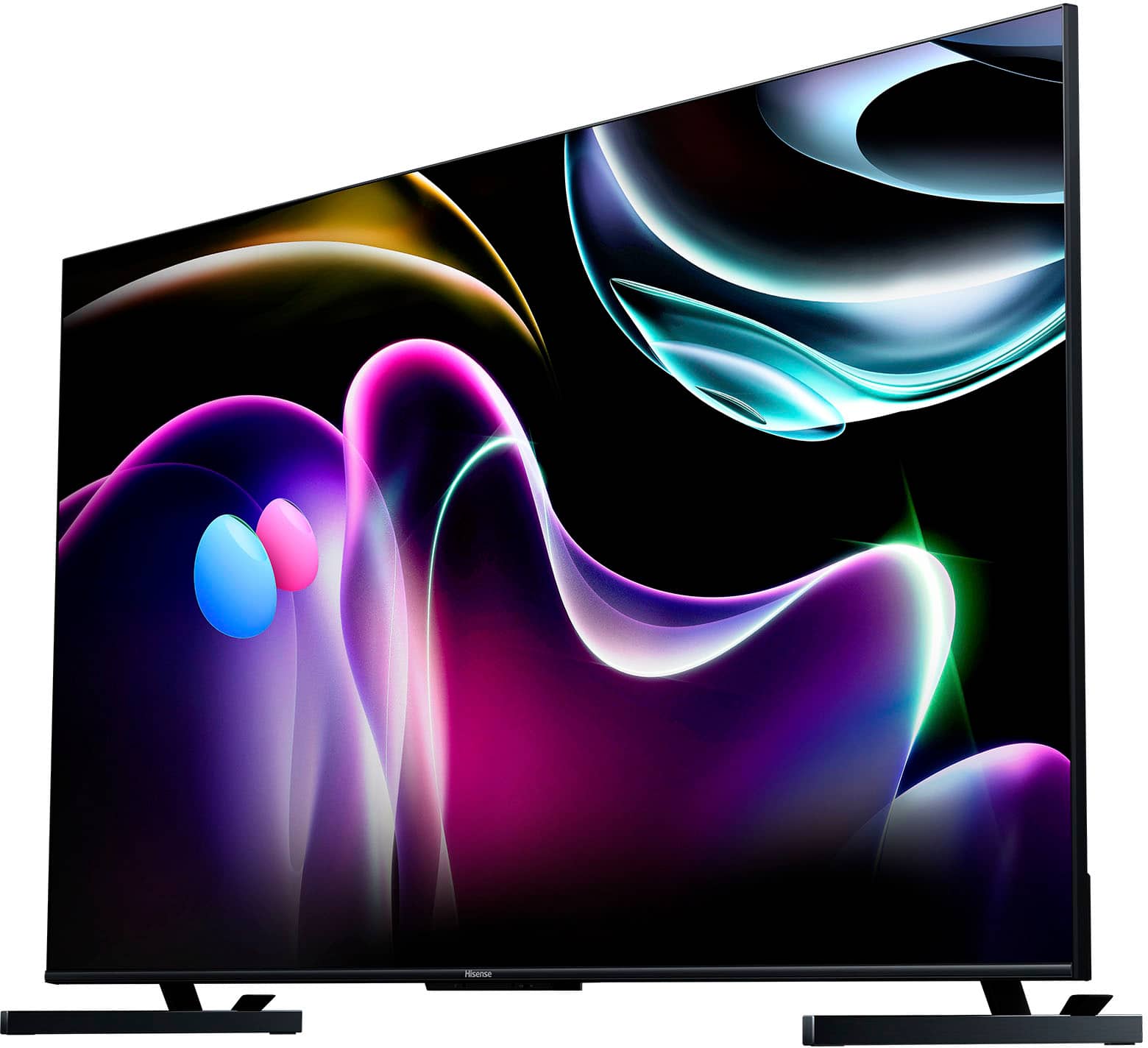 Angle. Hisense - 85" Class U7K Series Mini LED QLED Google TV (2023) - Black.