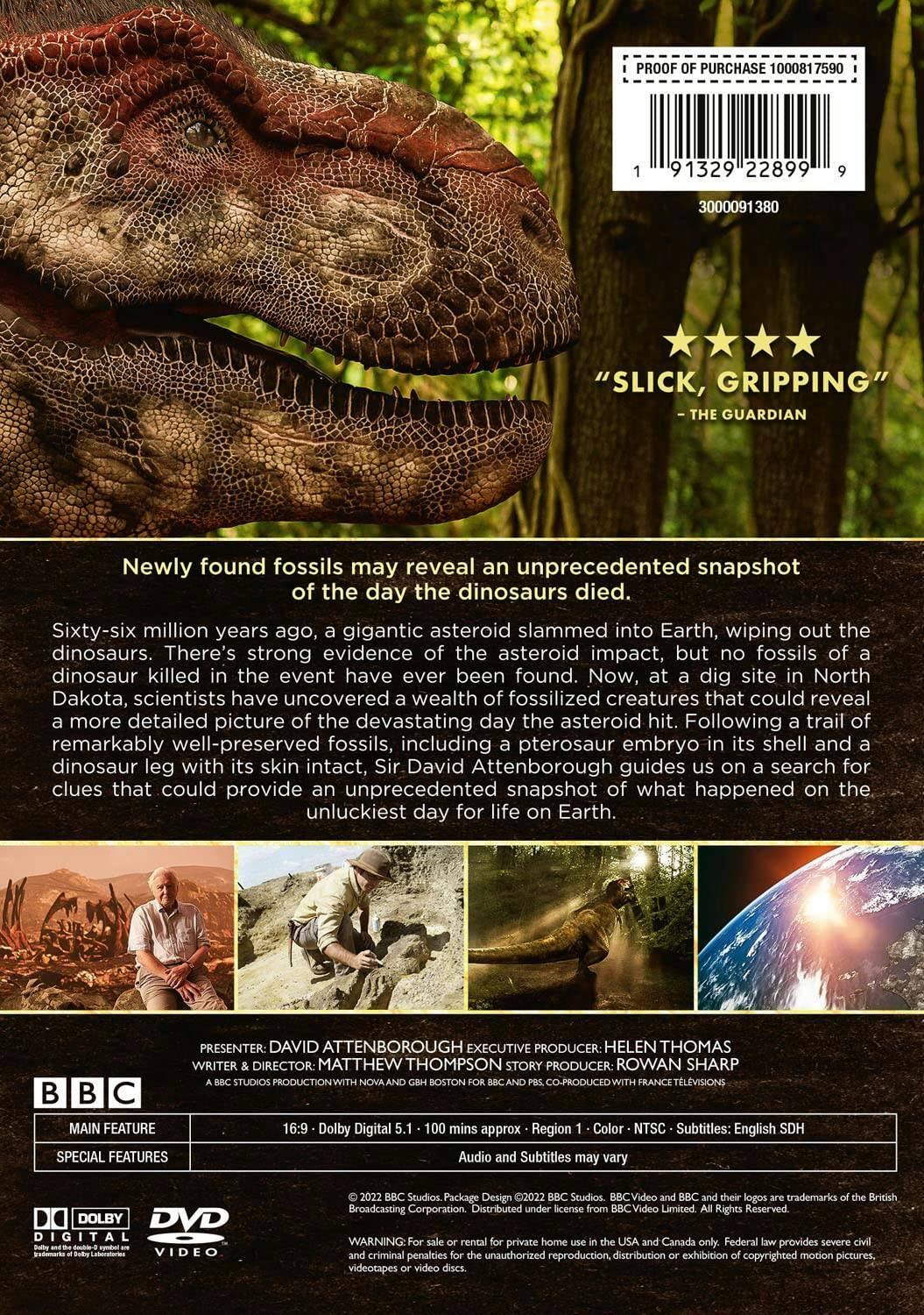 Back. Dinosaur Apocalypse [DVD].