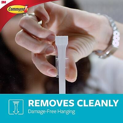 3M Command  
Removes Cleanly  
Damage-Free Hanging