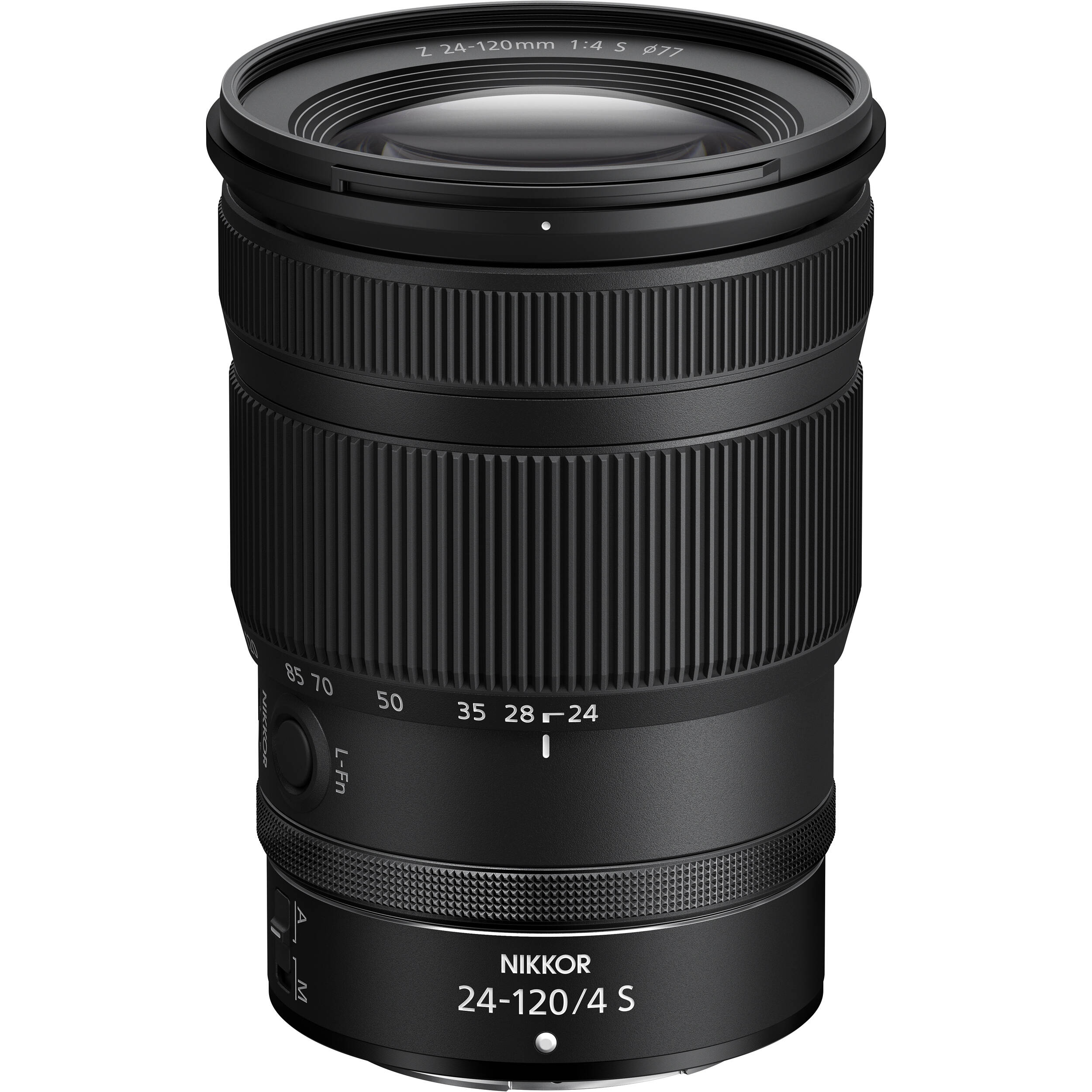 24-120mm 1:4 S 977 Z AKNCN 85 70 L-Fn 50 35 28 -24 24 I P M NIKKOR 24-120/4 S
