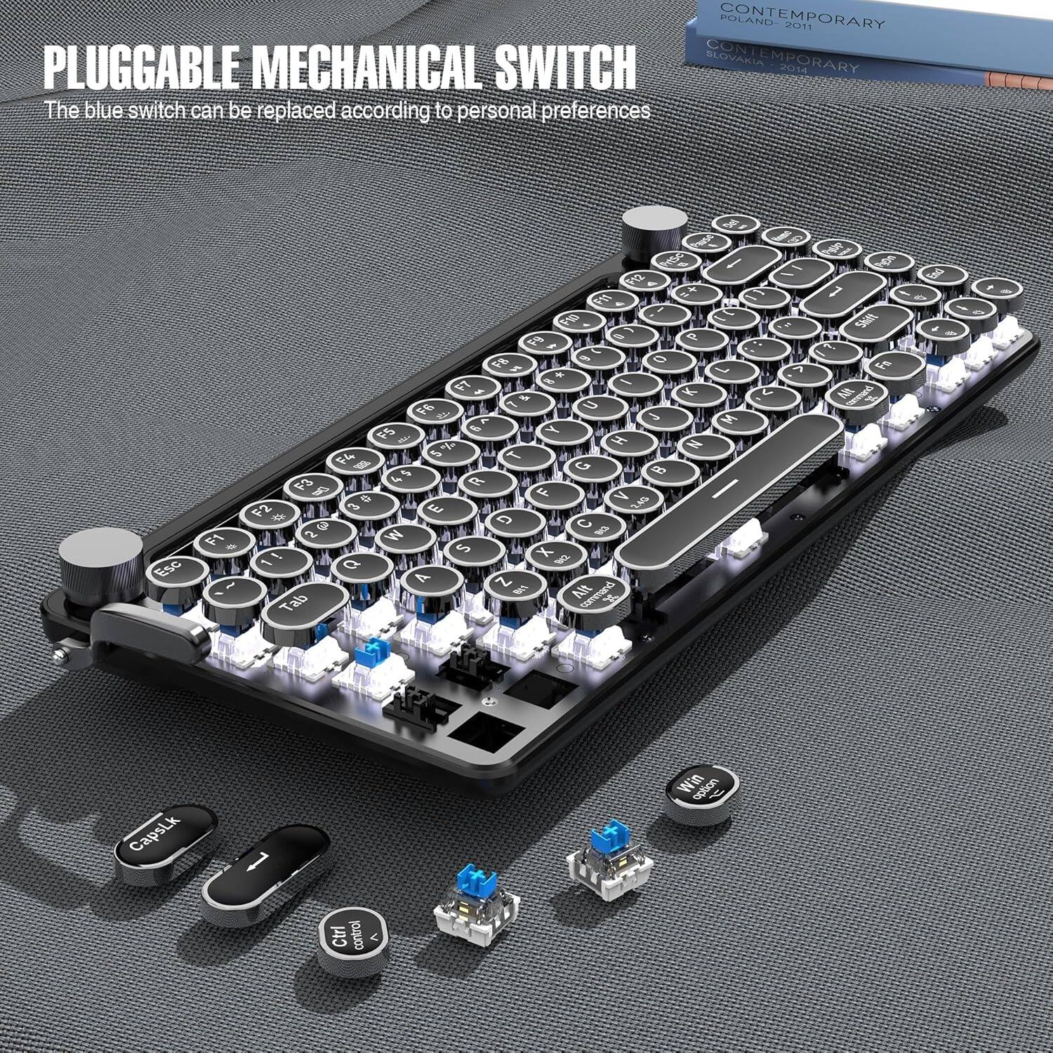 PLUGGABLE MECHANICAL SWITCH  
The blue switch can be replaced according to personal preferences  

CONTEMPORARY  
POLAND - 2011  
SLOVAKIA  
CONTEMPORARY  
POLAND - 2014
