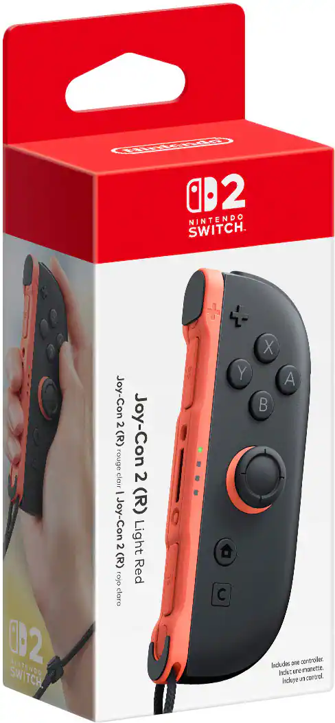 Nintendo Joy Con (R) Light Red Best Buy