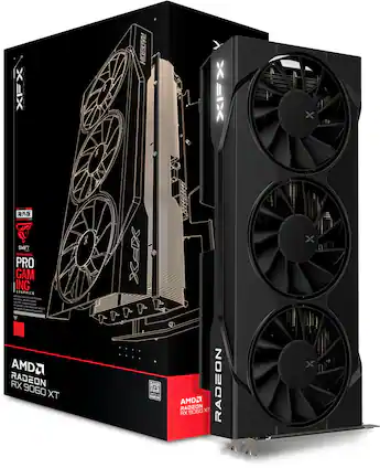 XFX Swift AMD Radeon RX 9060XT 16GB GDDR6 PCI Express 5.0 Gaming XFX Swift AMD Radeon RX 9060XT 16GB GDDR6 PCI Express 5.0 Gaming