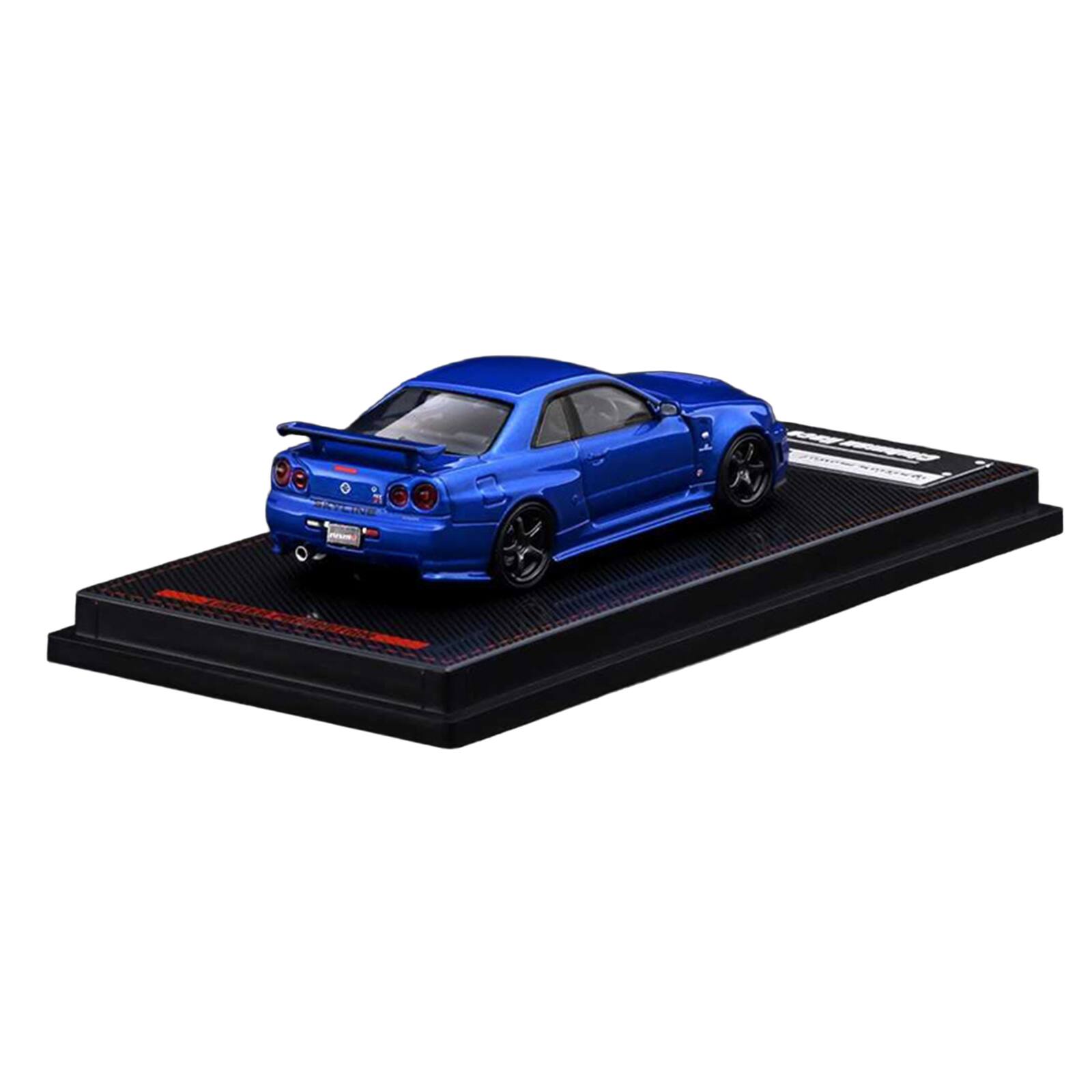 Alt View 2. Ignition Model - Nissan Skyline GT-R (BNR34) Nismo RHD (Right Hand Drive) Blue Metallic 1/64 Diecast Model Car by Ignition Model.