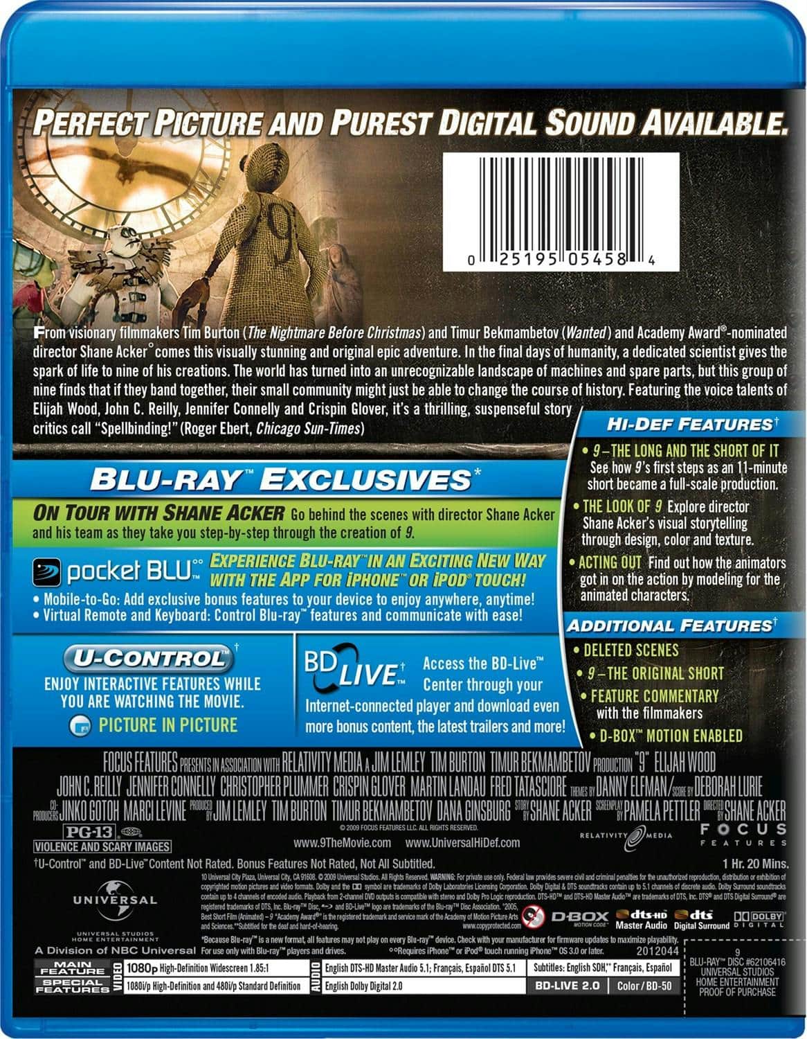 Blu-ray　映画 9 [Blu ray] [Standard] - Best Buy