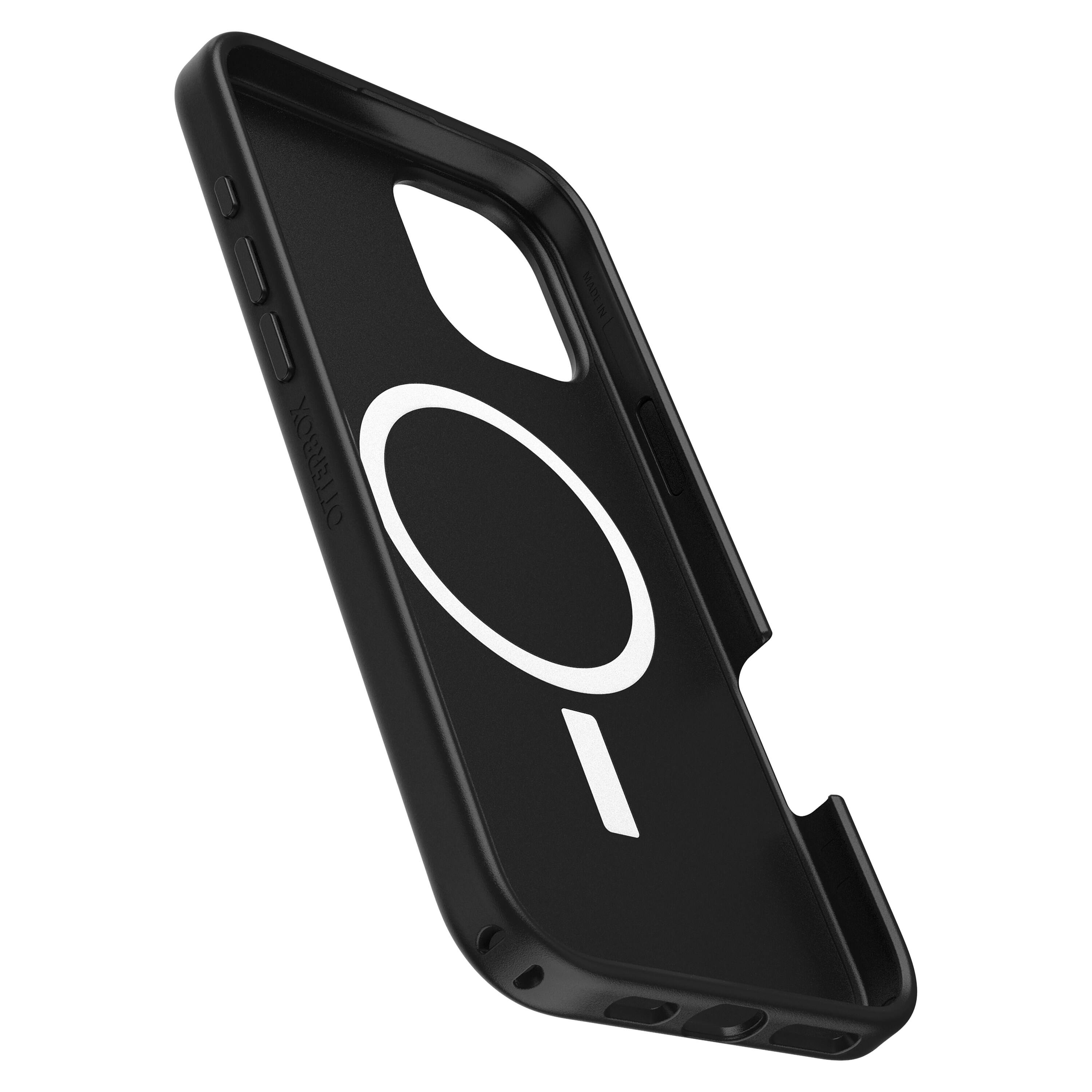 Alt View 1. OtterBox - Symmetry Series Hard Shell for MagSafe for Apple iPhone 16 Plus - Black.