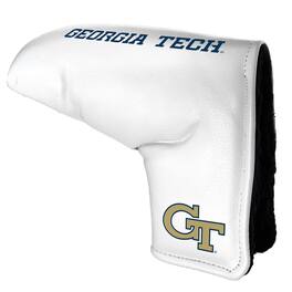 Team Golf - Georgia Tech Yellow Jackets Tour Blade Putter Cover - White
