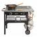 Alt View 29. Cuisinart - Outdoor Wok Station, 50,000 BTU Propane Outdoor Wok Burner w Prep Table, 14" Carbon Steel Wok for Stir Fry, Searing, BBQ - Black.