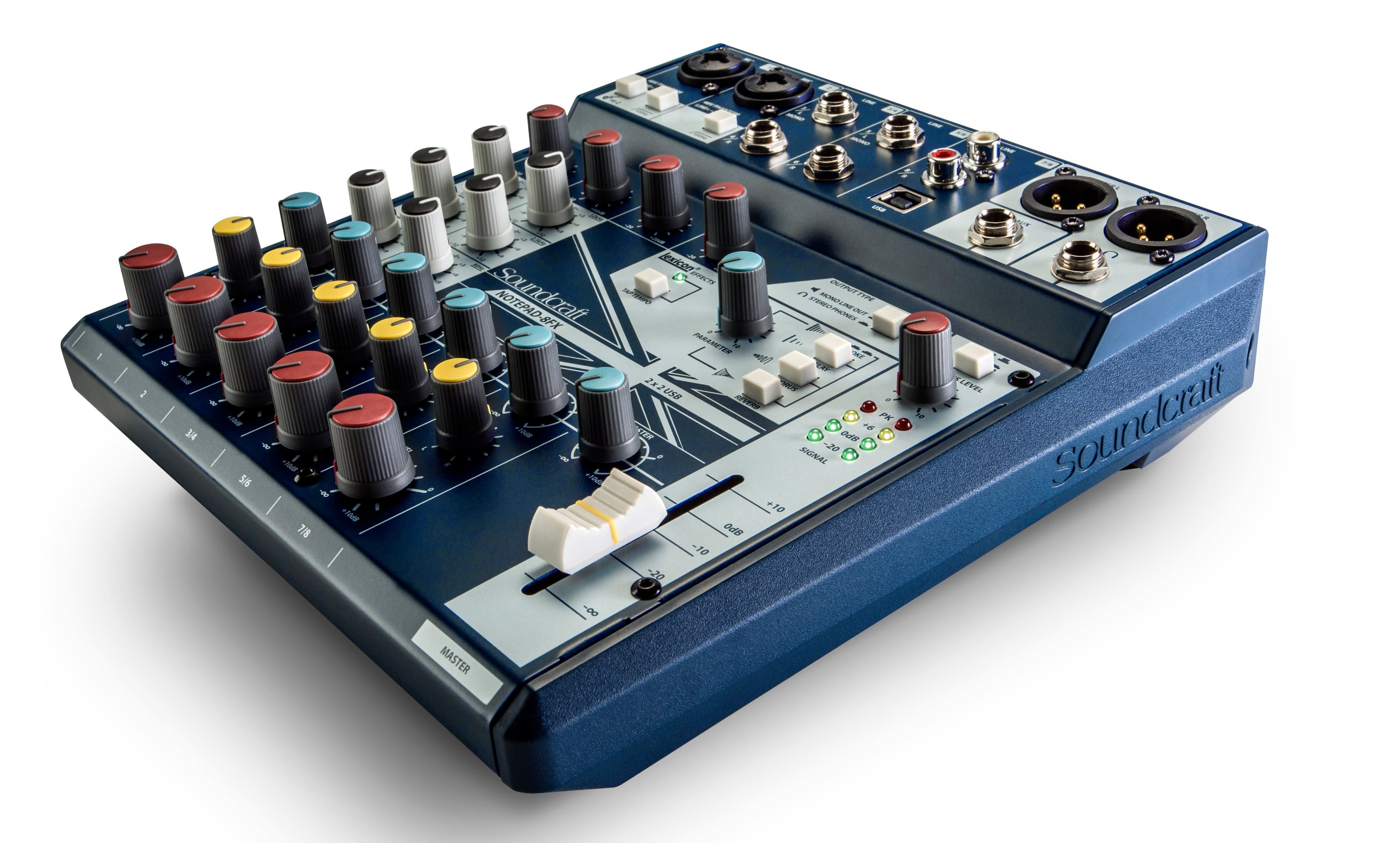 Soundcraft Notepad-8FX Blue SCR-5085984US-01 - Best Buy