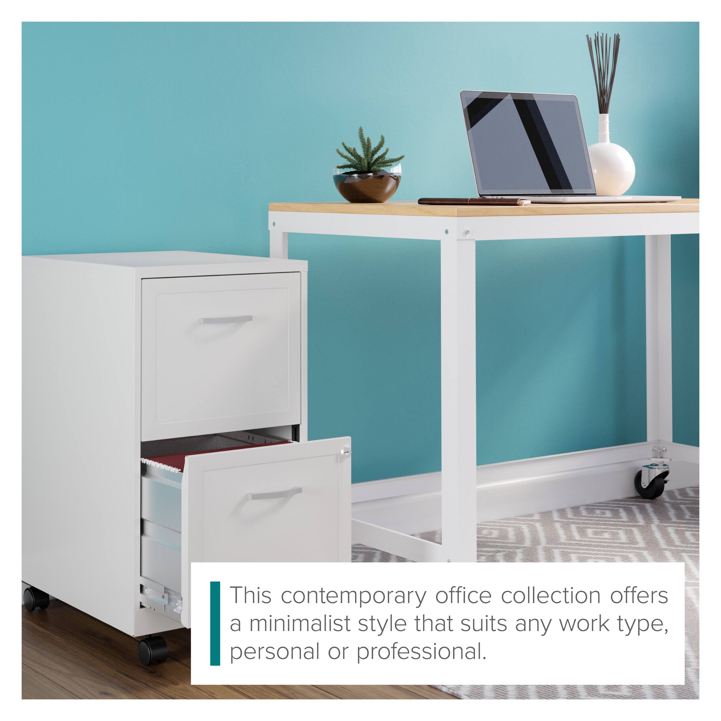 This contemporary office collection offers a minimalist style that suits any work type, personal or professional.