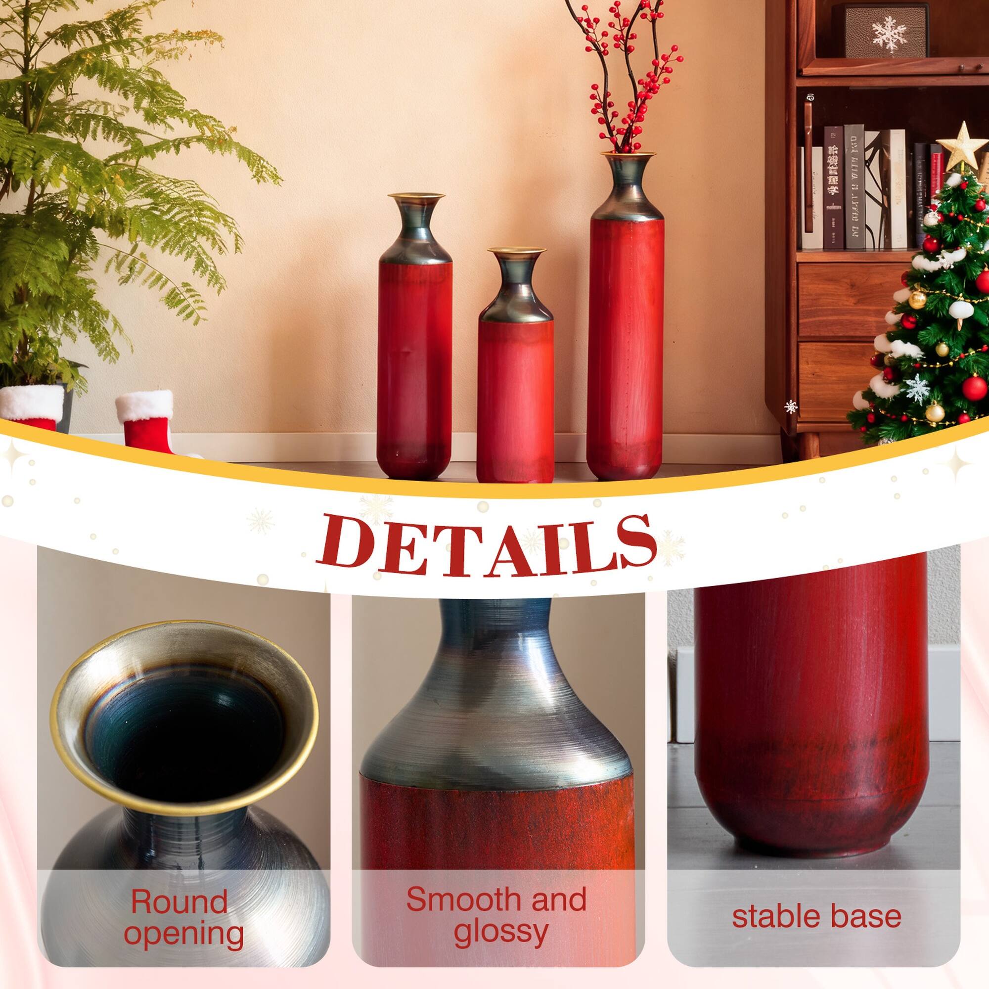 - i : nn ArO - SVLLE LAP
- DETAILS
- Round opening
- Smooth and glossy
- stable base
