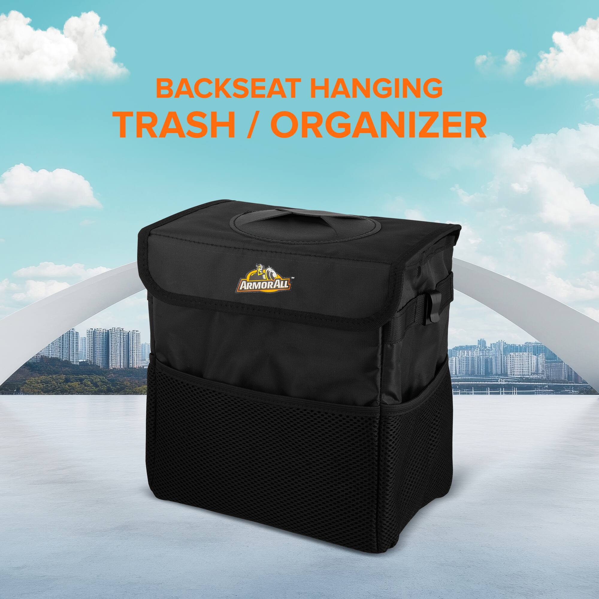 BACKSEAT HANGING TRASH / ORGANIZER ARMORALL