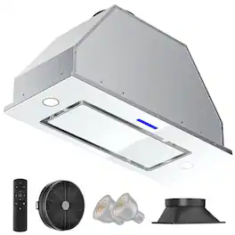 ZJKLA - 36 inches - Externally Vented - Range Hood Insert - Stainless Steel