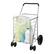 Left. Honey-Can-Do - 4-Wheel Folding Utility Cart - Silver.