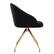 Alt View 19. Martha Stewart - Sora Velvet Upholstered Office Chair - Black Velvet/Polished Nickel.