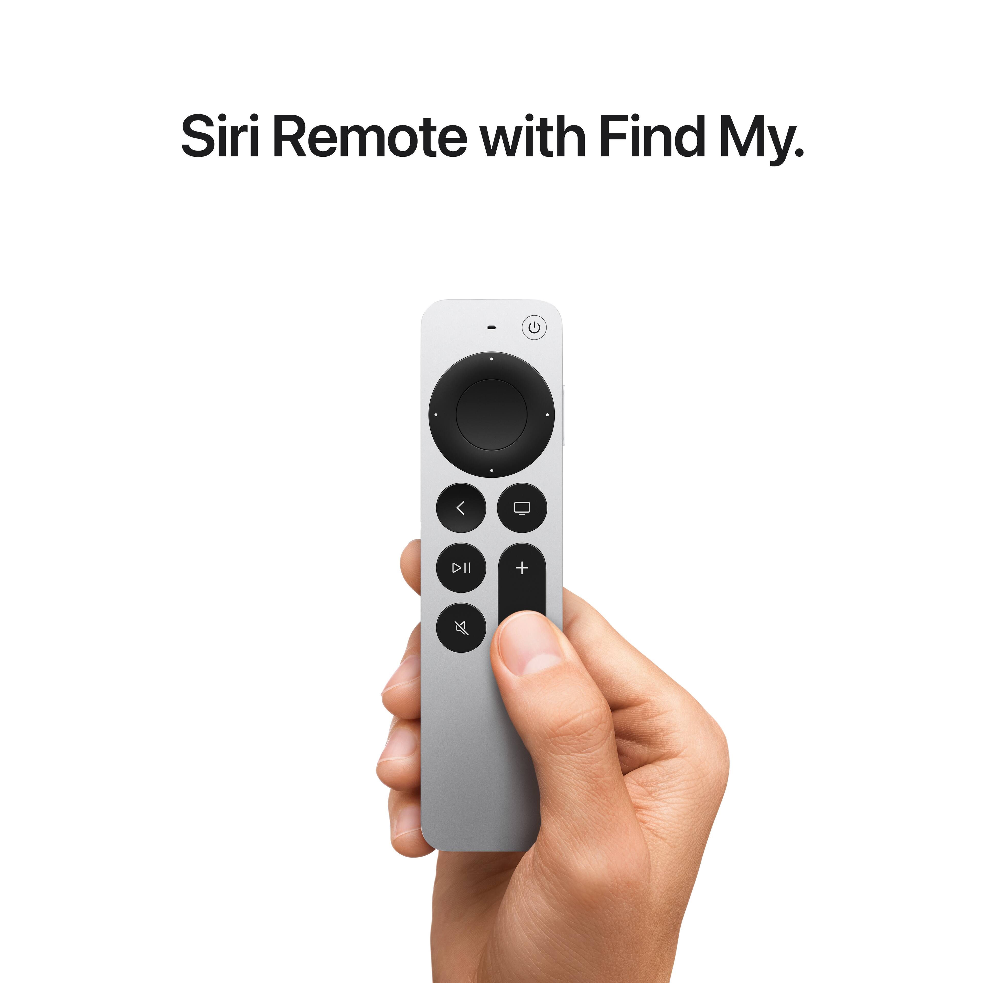 Siri Remote with Find My.