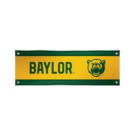 Victory Corps - /Green Baylor Bears 2' x 6' Horizontal Vinyl Banner - Yellow