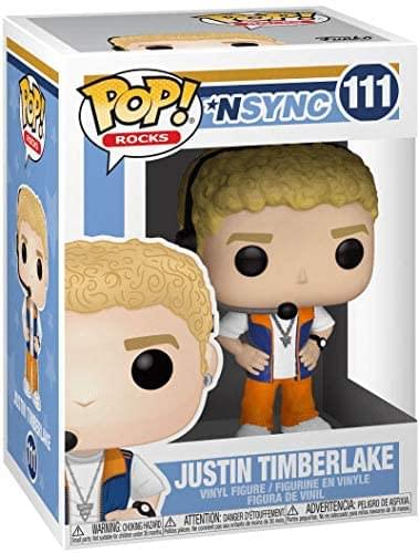 CE 1 POP! *NSYNC 111 ROCKS JUSTIN TIMBERLAKE VINYL FIGURE / FIGURINE EN VINYLE / FIGURA DE VINIL ADVERTENCIA: PELIGRO DE ASPÍRACIÓN / ATTENTION: DANGER DE RETOUFFEMENT / WARNING: CHOKING HAZARD